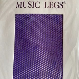 *NEW* Music Legs spandex fishnet panty hose